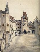 Albrecht Durer The Courtyard of the Former Castle in innsbruck oil painting